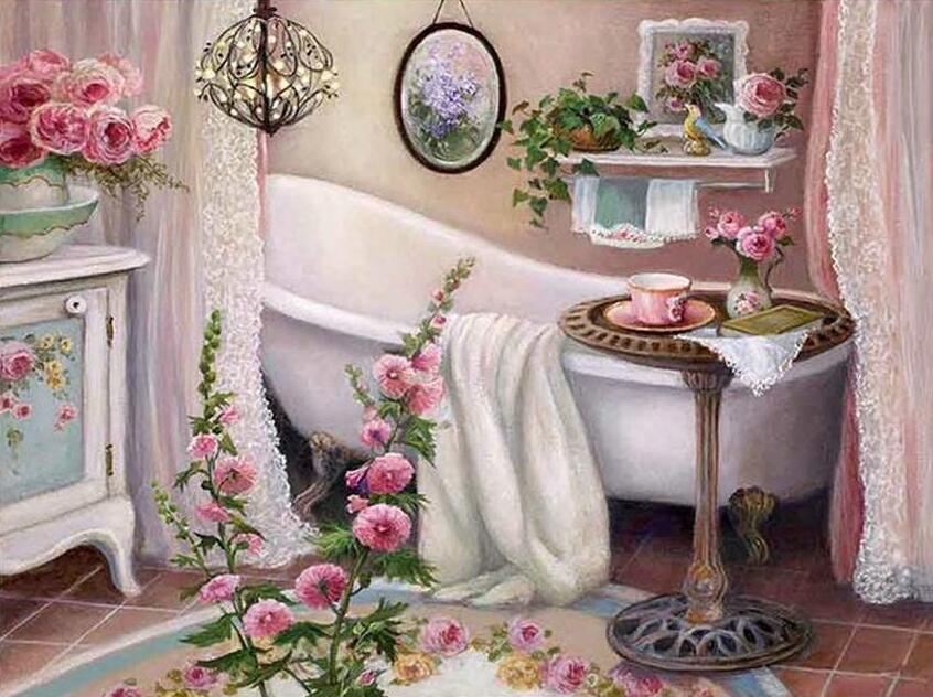 Bathtub - DIY Diamond Painting