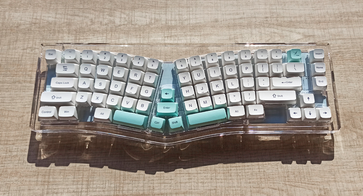 X-Bows® Crystal Ergonomic Mechanical Keyboard