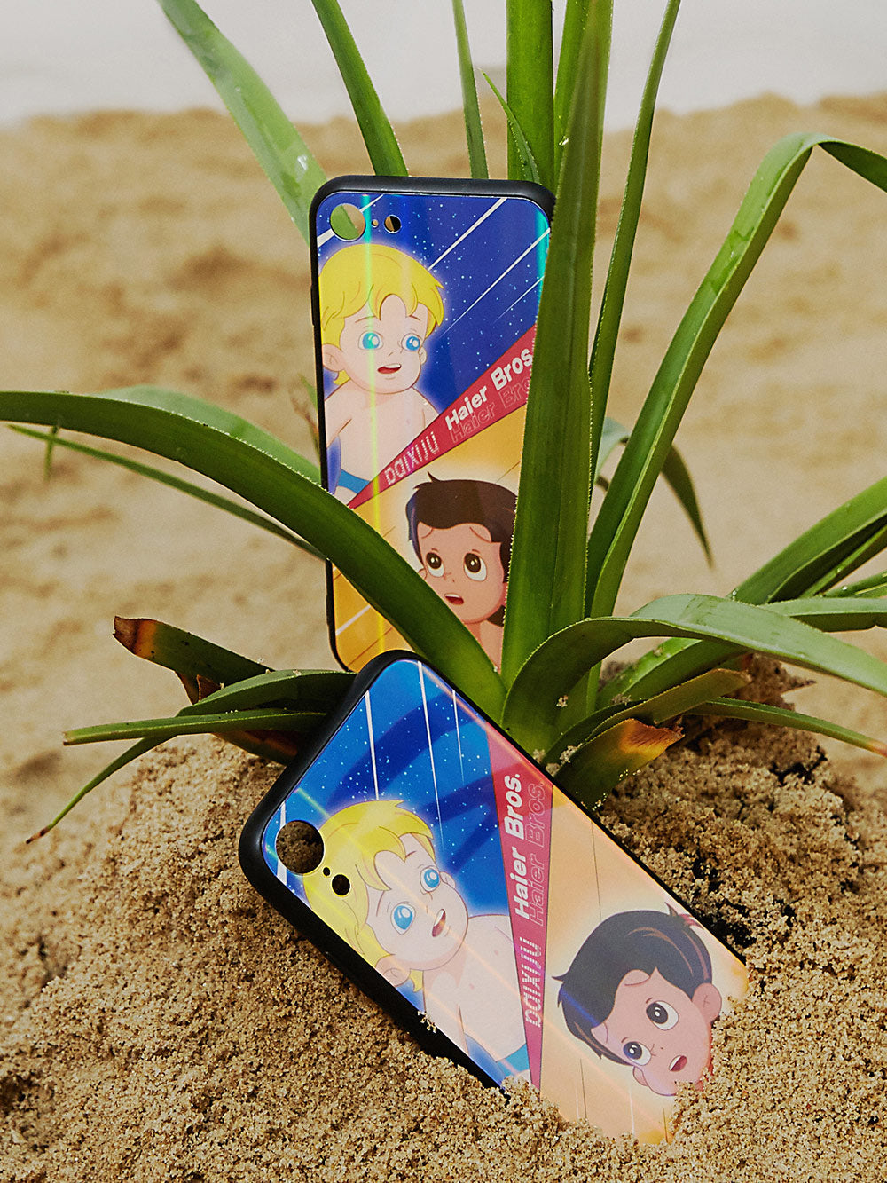 MUKZIN X Haier Brothers Cartoon printing iPhone Case