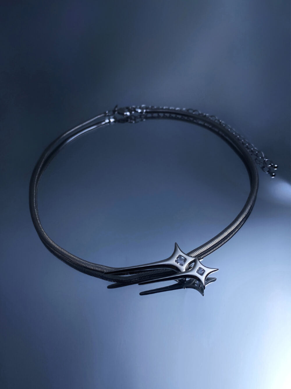 MUKTANK X WHITEHOLE Falling Star Necklace