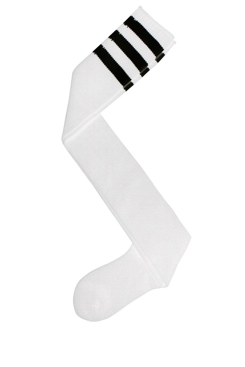 Ladies fashion over the knee high w/stripe design