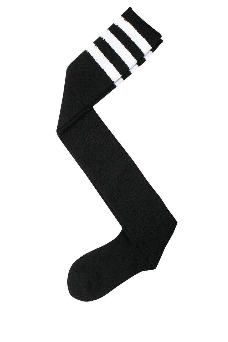 Ladies fashion over the knee high w/stripe design