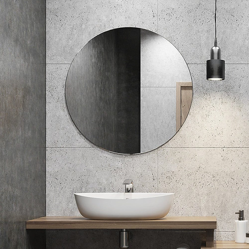 80cm Round Wall Mirror Bathroom Makeup Mirror