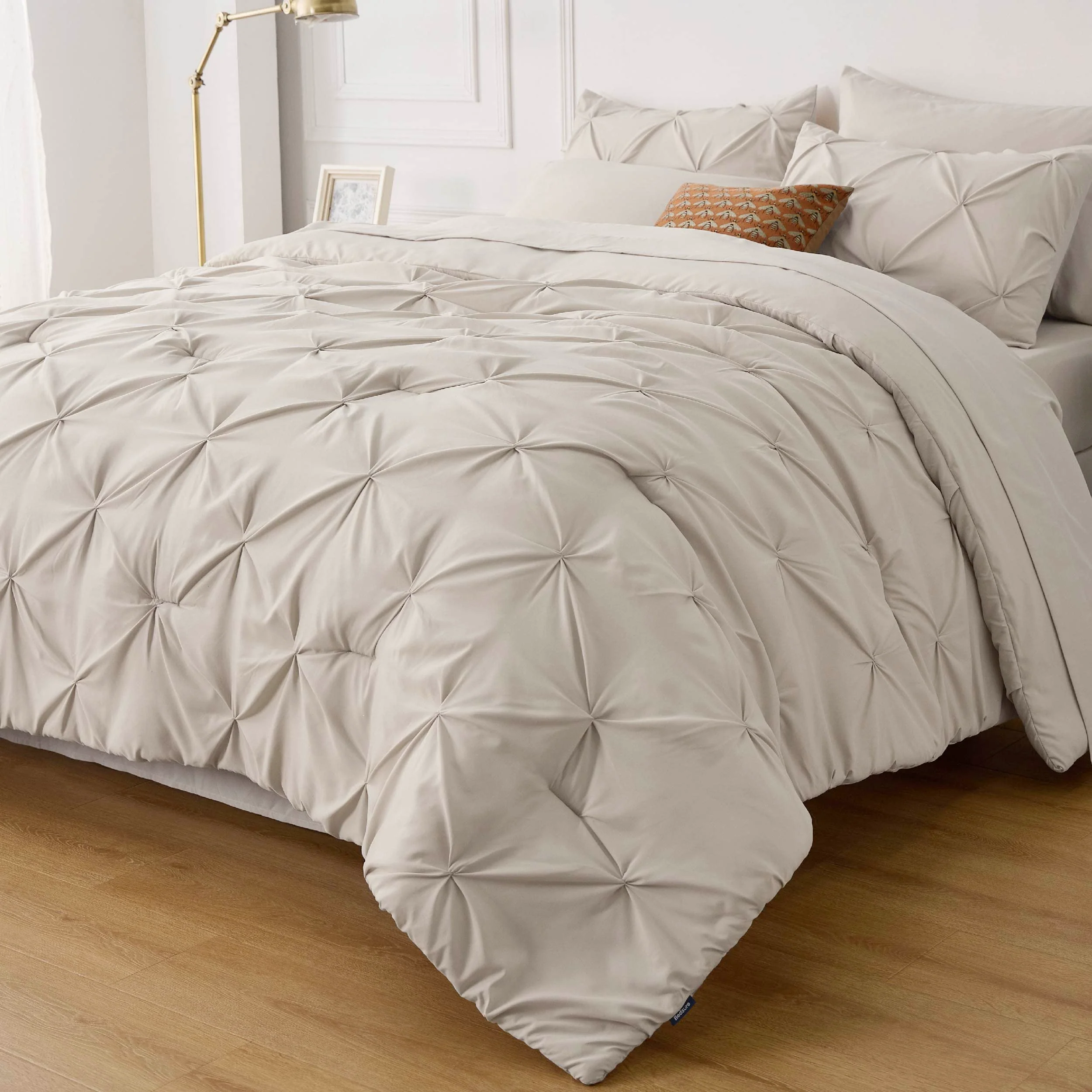 Spring Bedding Pintuck Comforter Sets