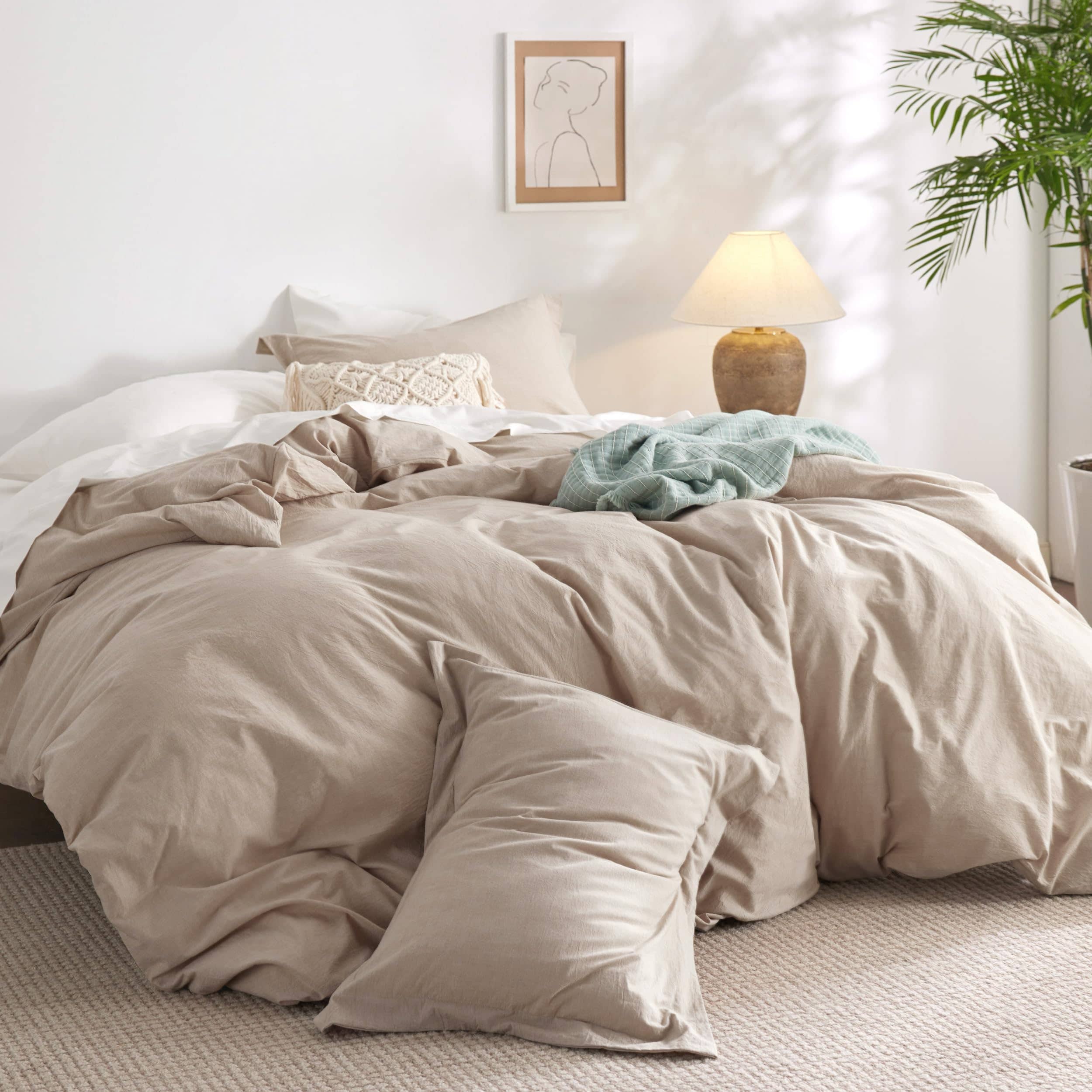 100% Washed Cotton Duvet Cover