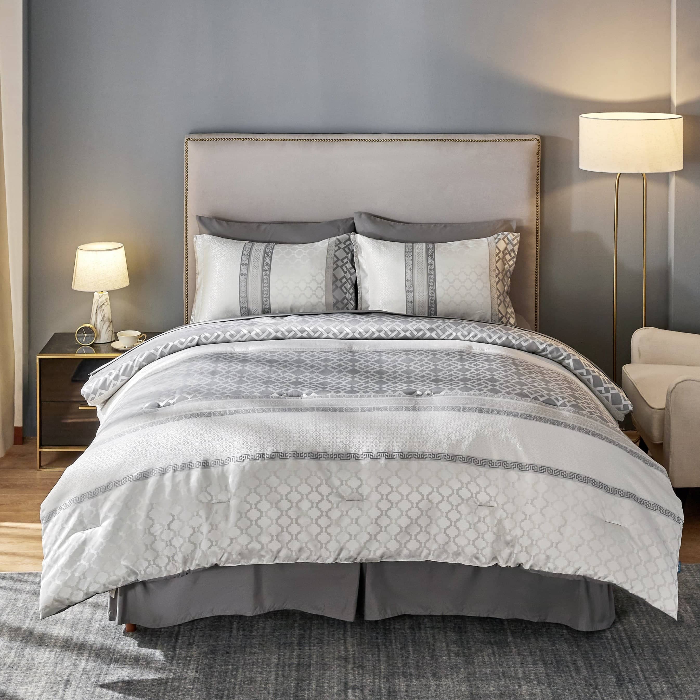Hotel Style Comforter Set- 8 Pieces