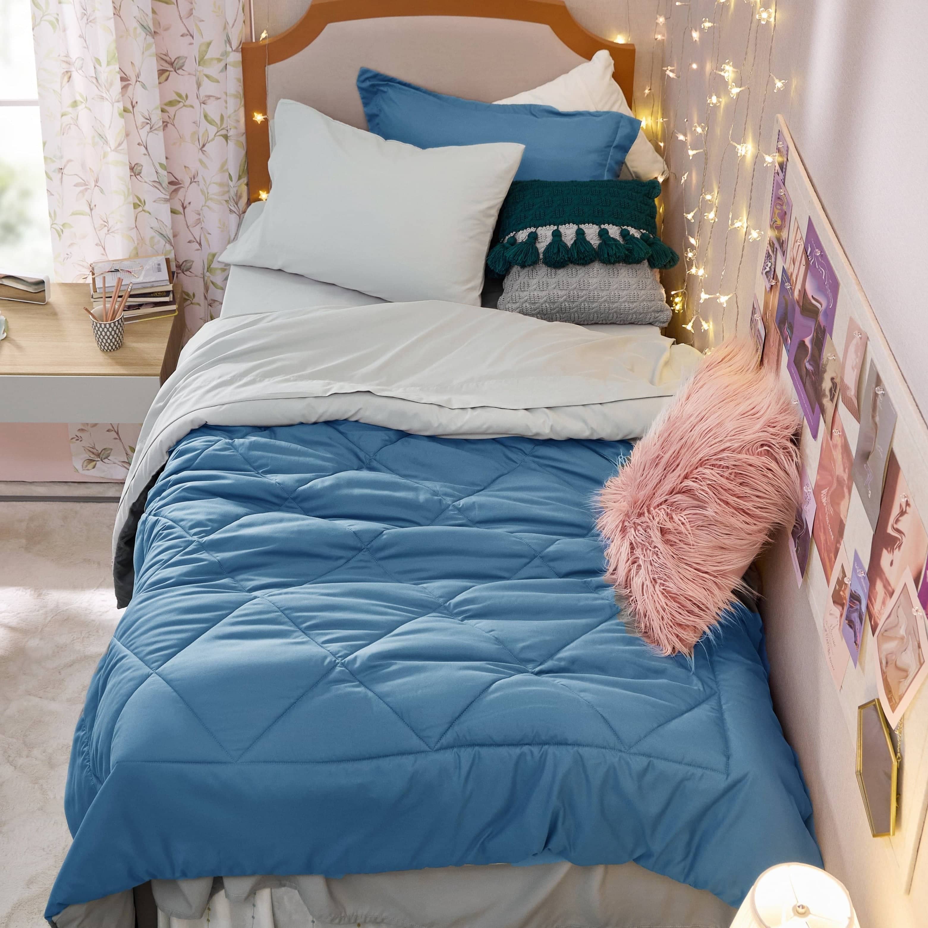 Reversible Microfiber Comforter Set