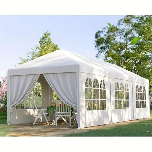 10x30 Feet Deluxe Outdoor Canopy Party Wedding Tent - Garden Gazebo Pavilion