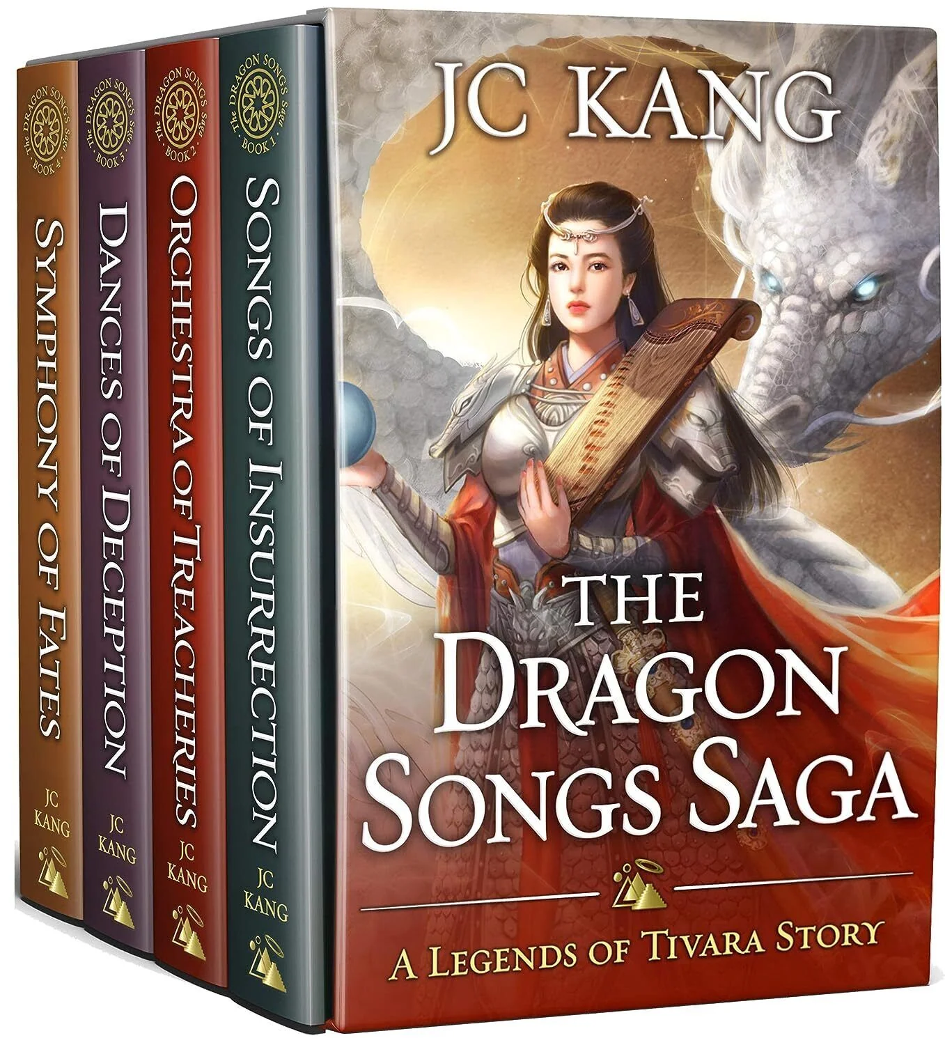 4 Books The Dragon Songs Saga Hardcover: the Complete Epic Quartet - Includes al