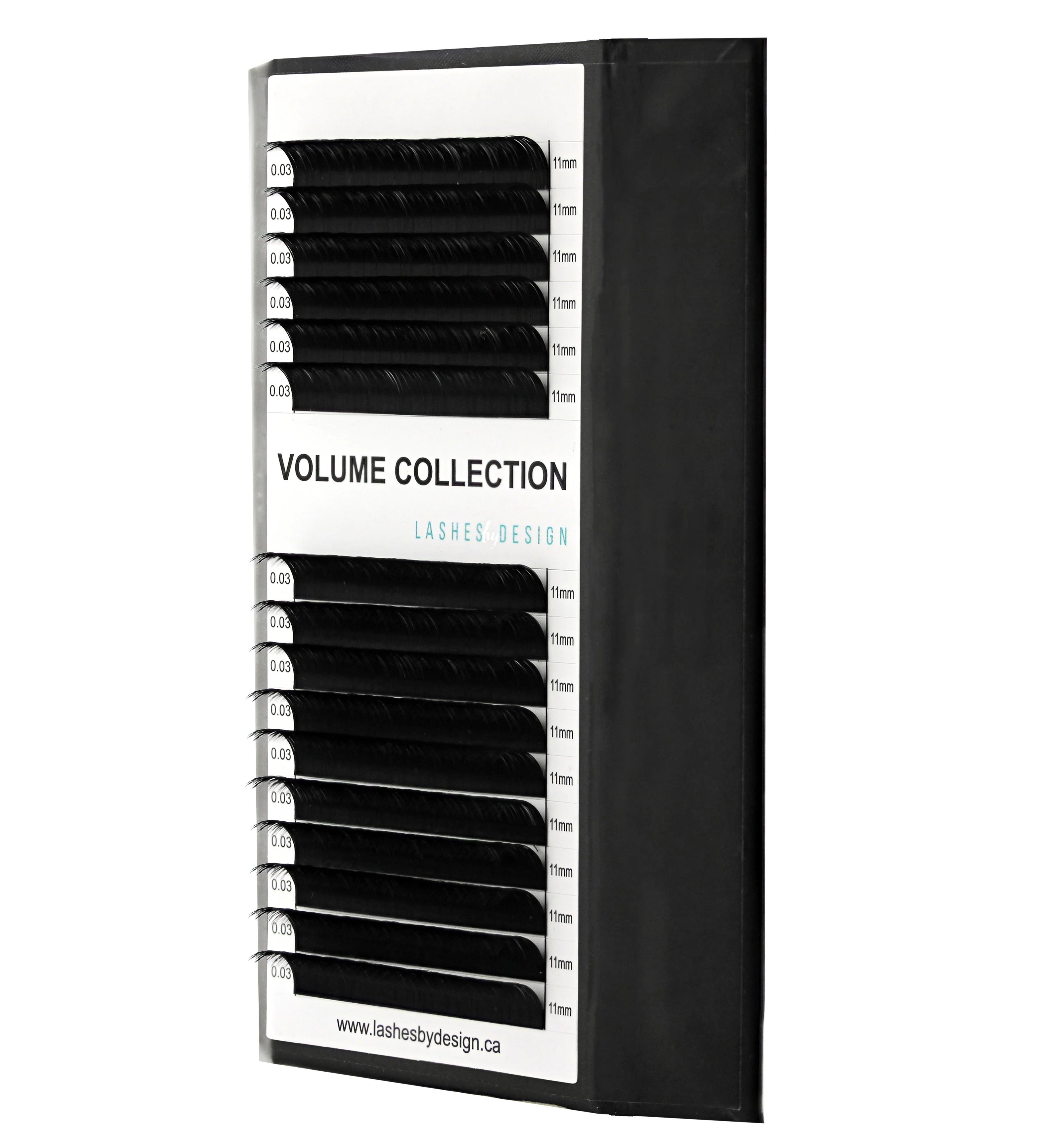 Matte Black Volume Lash Extensions – .03 Thickness for Feather-Light, Fluffy Volume