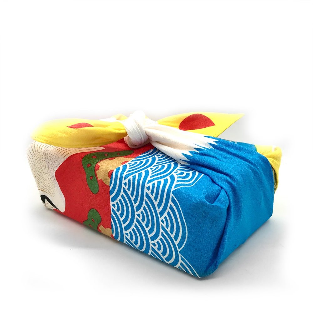 FUROSHIKI Yellow Mt Fuji Wrapping Cloth