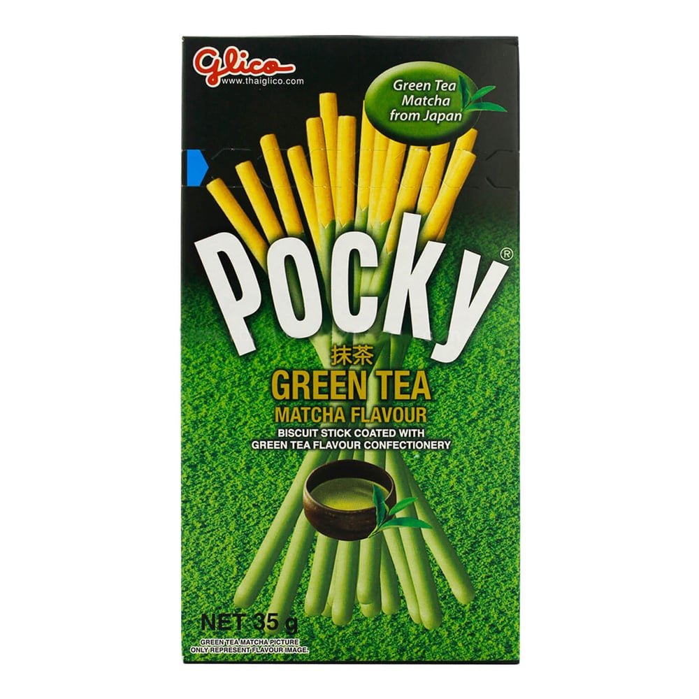 Glico Pocky Matcha Green Tea Biscuit Sticks