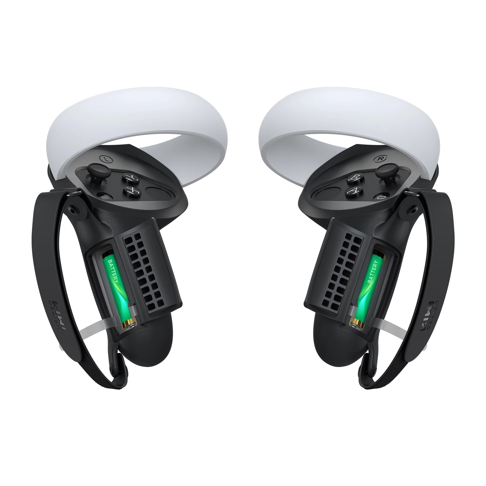 Knuckle Grips Cover with Battery Opening for Quest 2