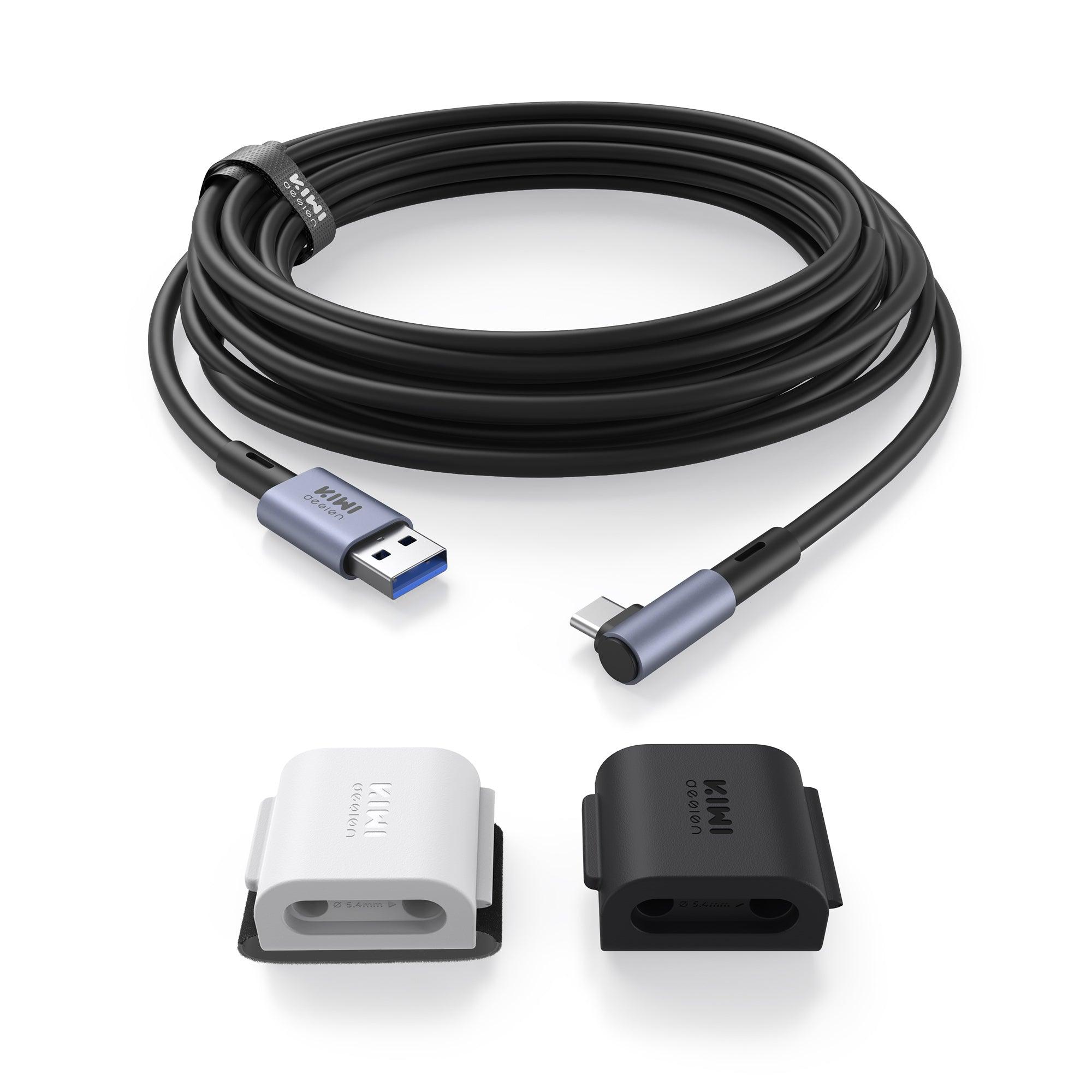 Link Cable 16FT/10FT with Cable Clip for Quest 3/2/1/Pro, and Pico 4