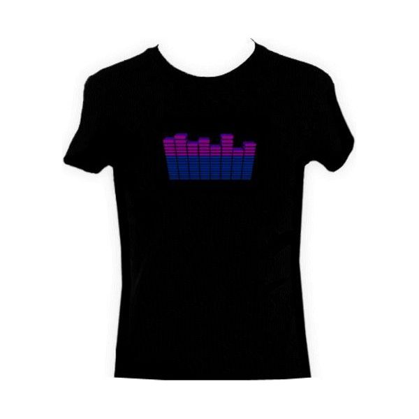 Graphic Equaliser (T-qualizer) Ver 2 Light up T-shirt