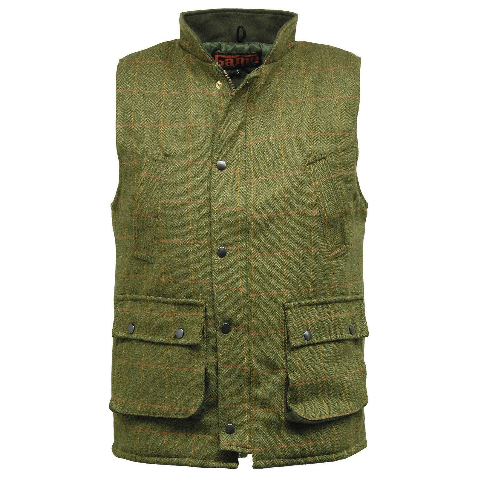 Mens Derby Light Tweed Game Shooting Hunting Gilet (Gillet)