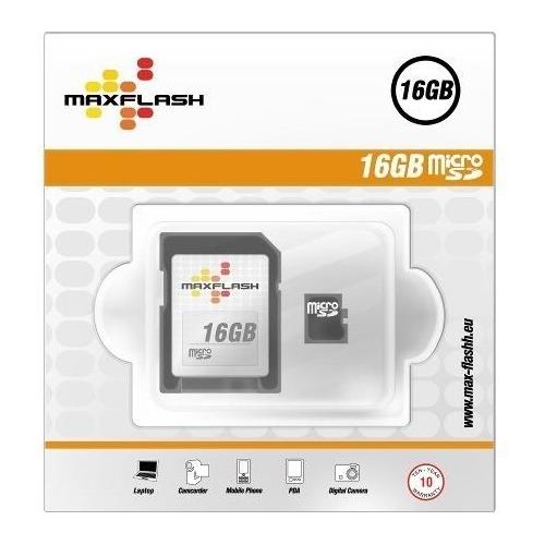 Maxflash 16GB MicroSD SDHC Class 10 memory card (micro sd for camera / tablet .)