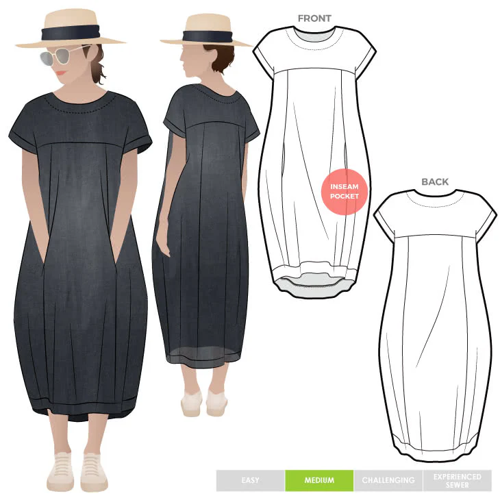 Sydney Designer Dress Sewing Pattern