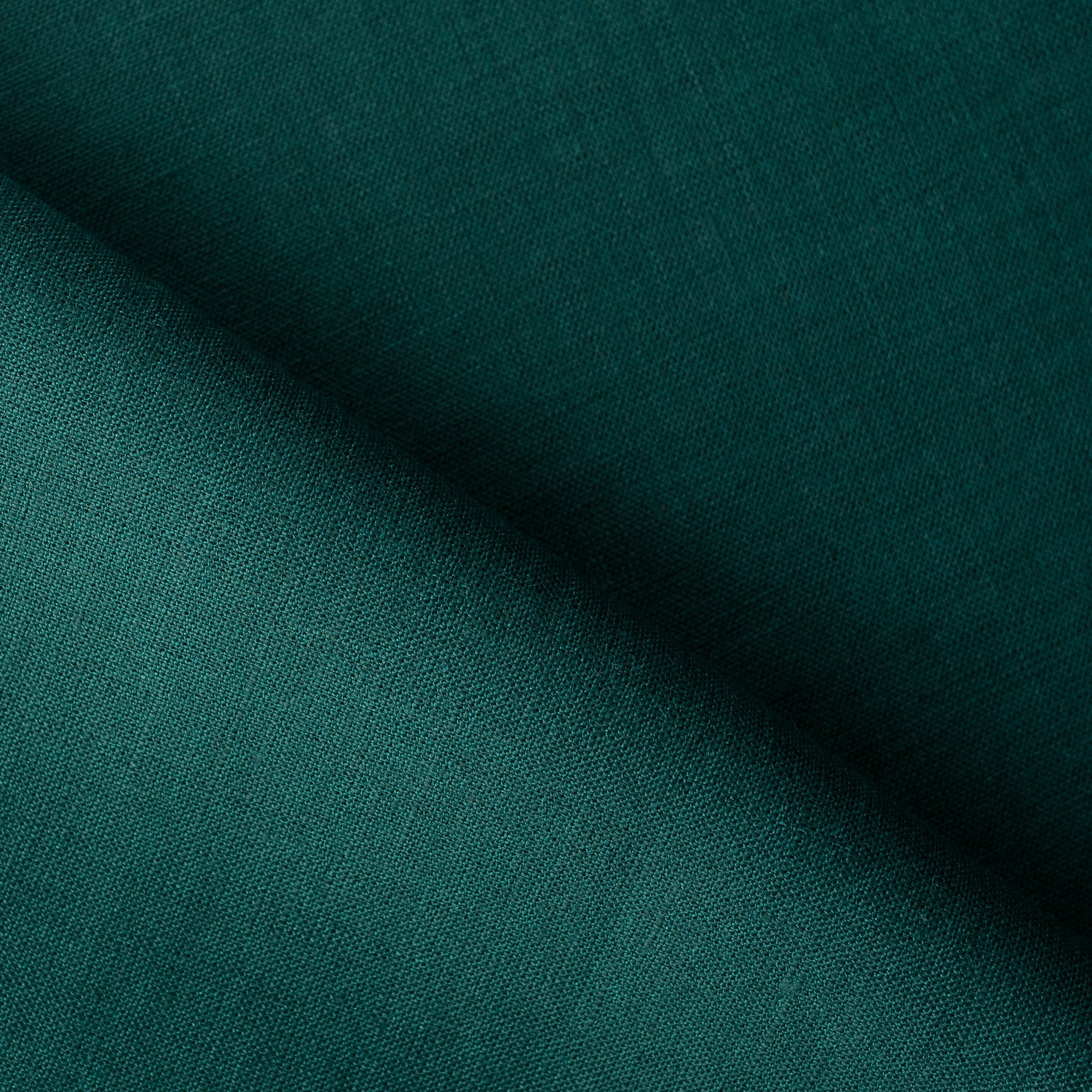 Emerald Depths 100% Linen Fabric