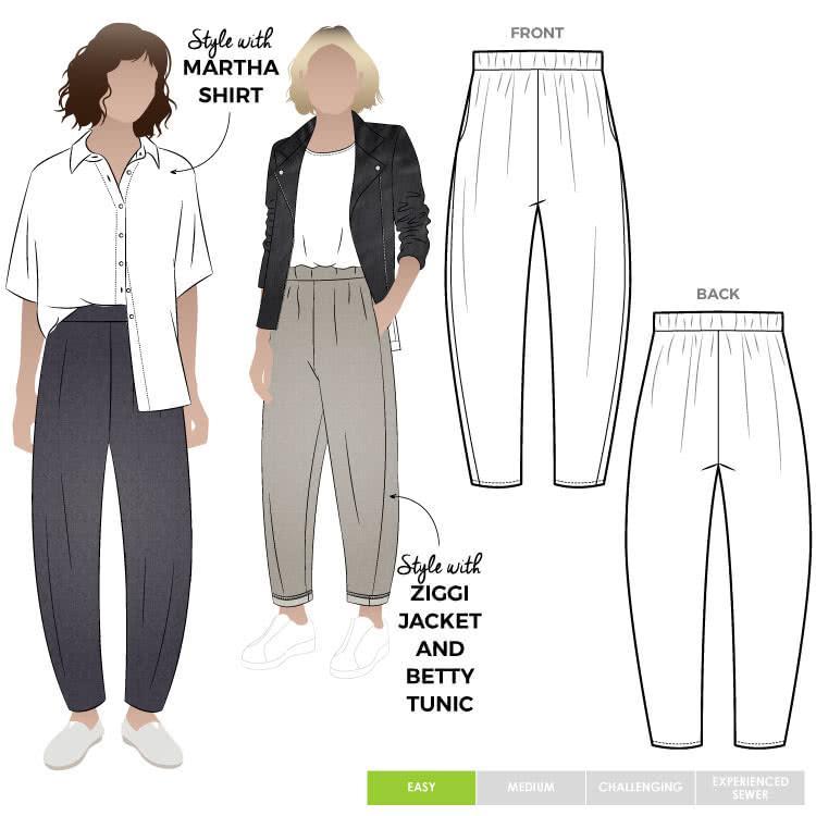 Bob Woven Pant Sewing Pattern