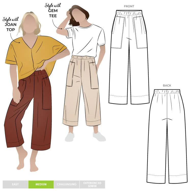 Darby Woven Pant Sewing Pattern