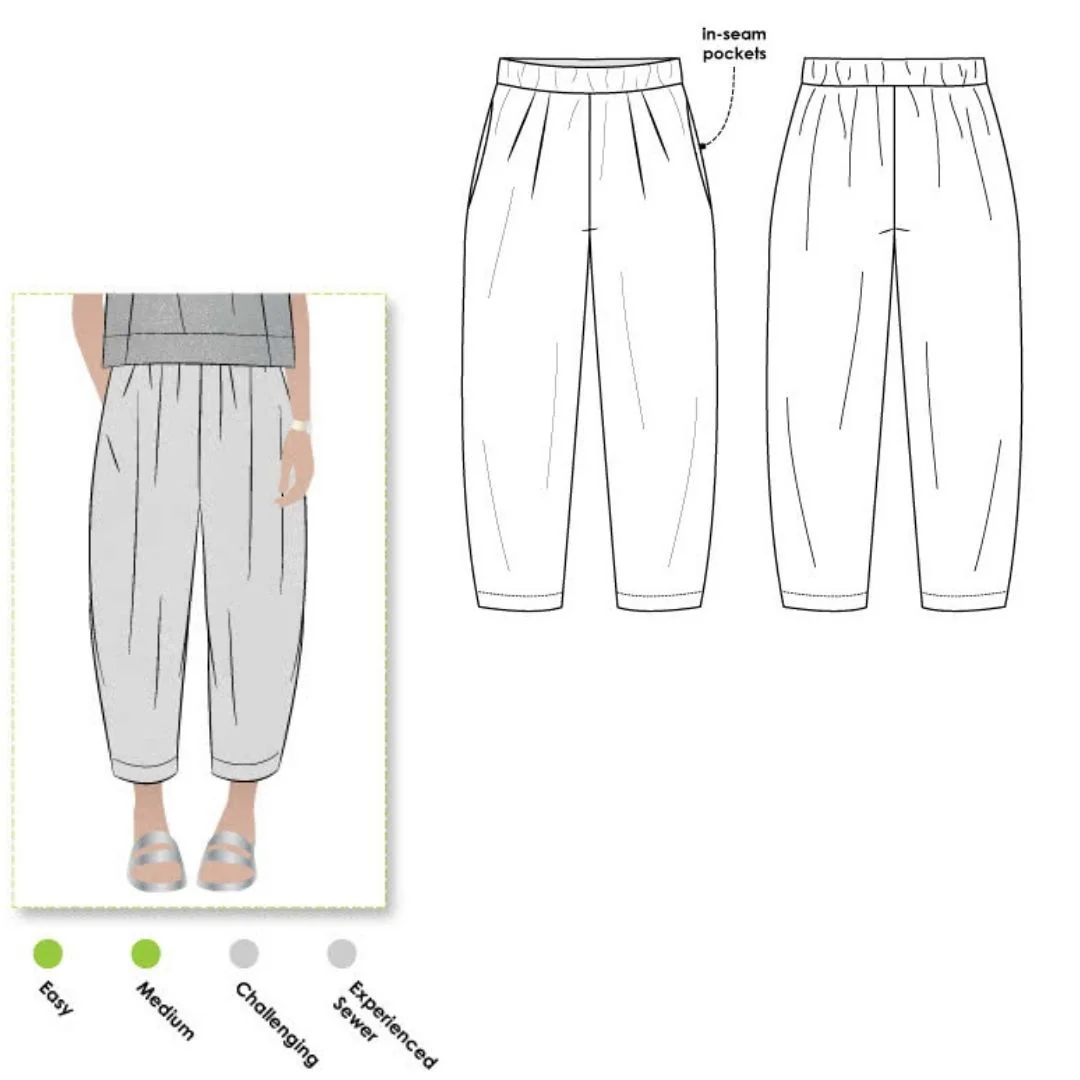 Ethel Designer Pant Sewing Pattern