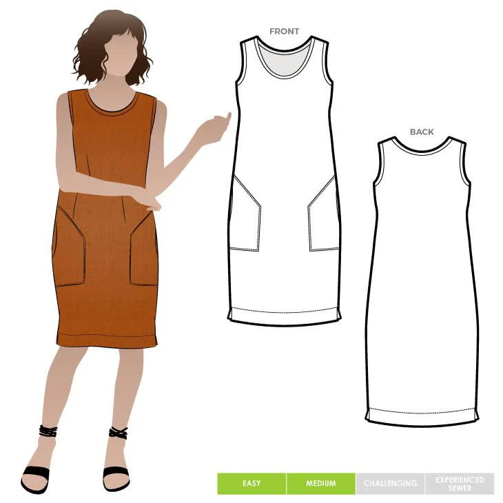 Iris Woven Dress Sewing Pattern