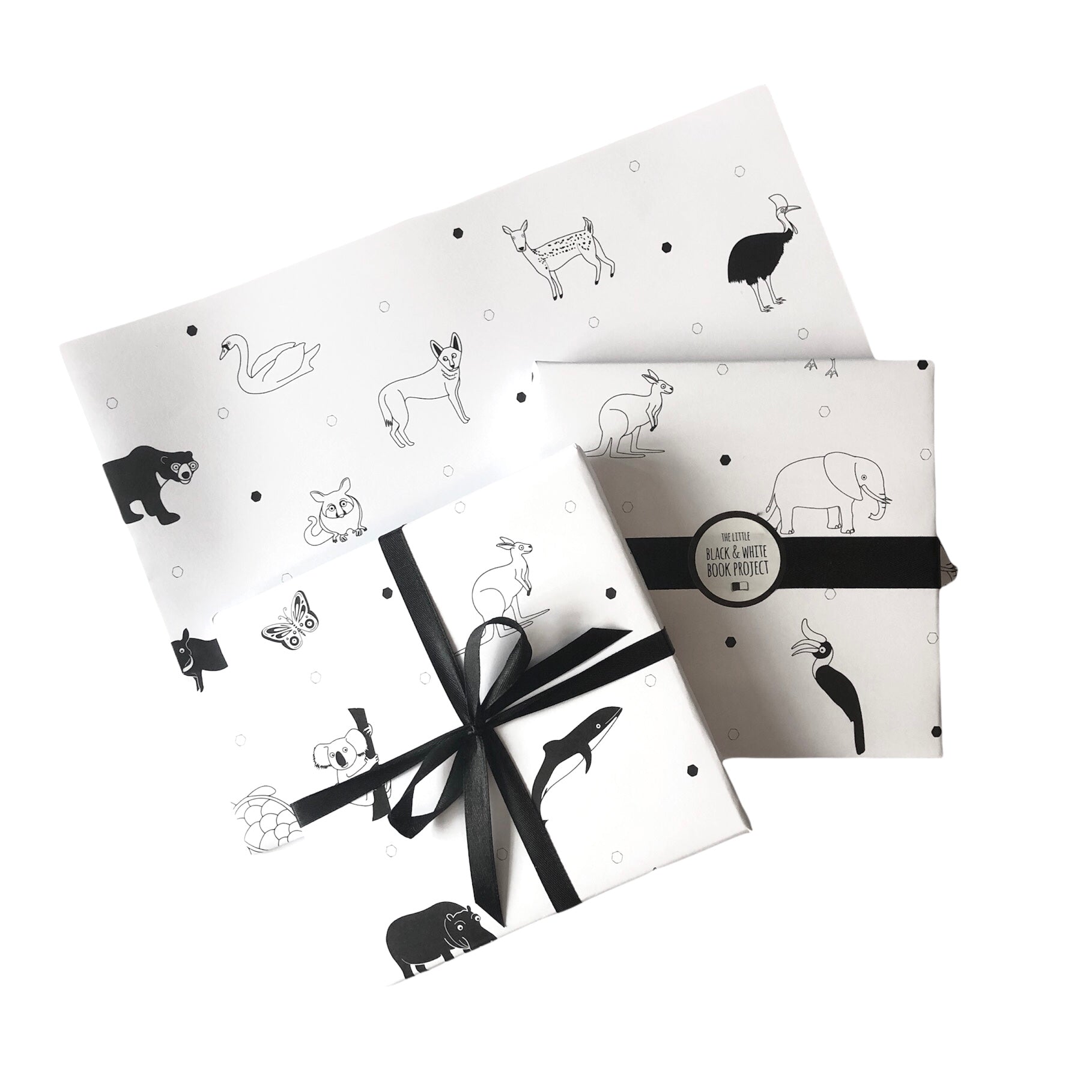 Animal print wrapping paper