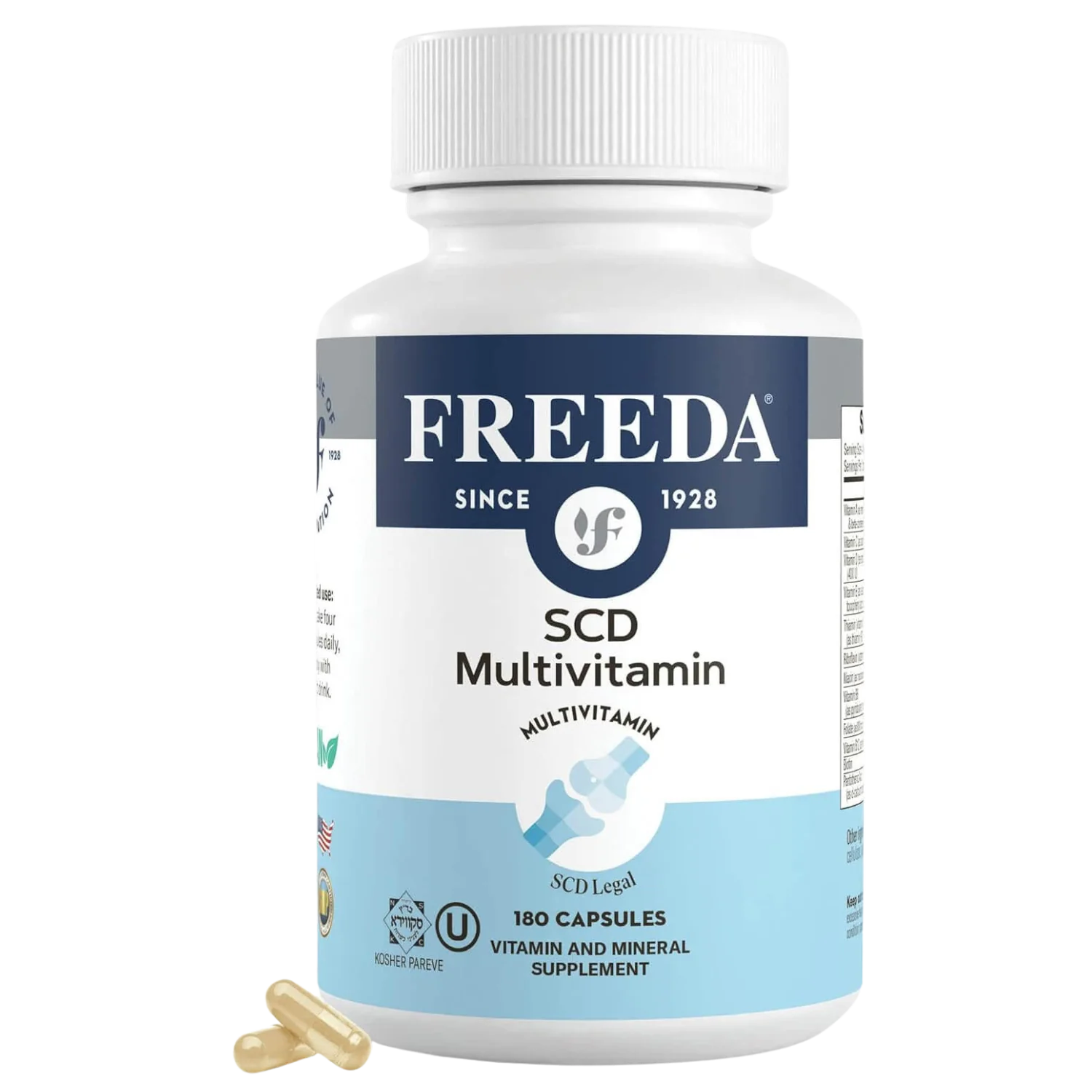 SCD Multivitamin - 180 Vegetable Capsules