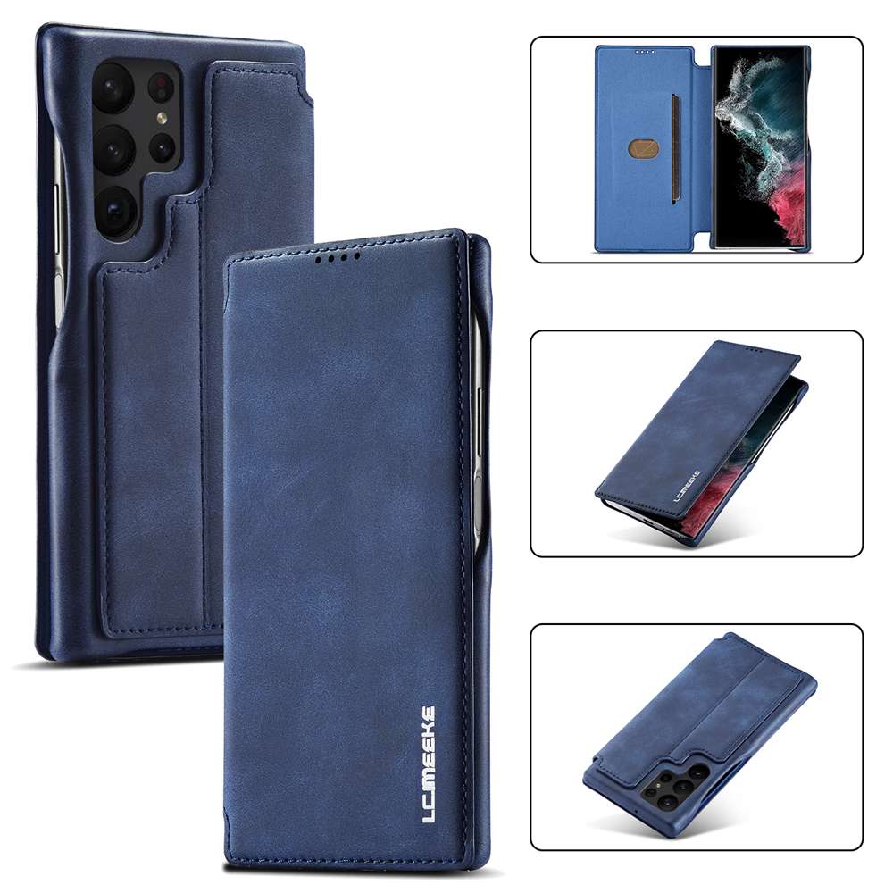 Samsung Case Magnetic Flip Window With Bracket Function Leather Cover