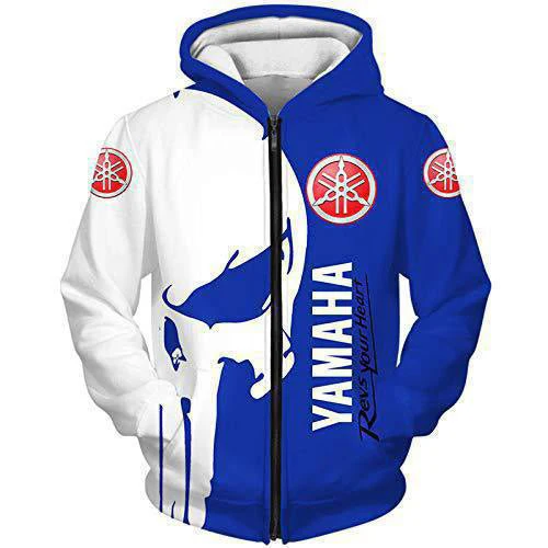 Veste streetwear moto - Punisher YAMAHA