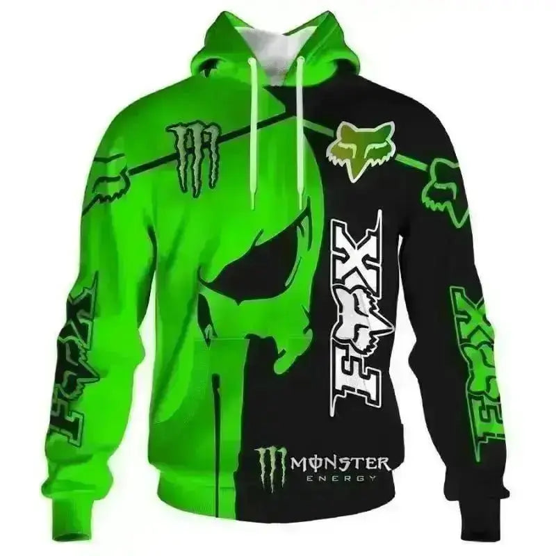 Pull à capuche Style FOX MONSTER