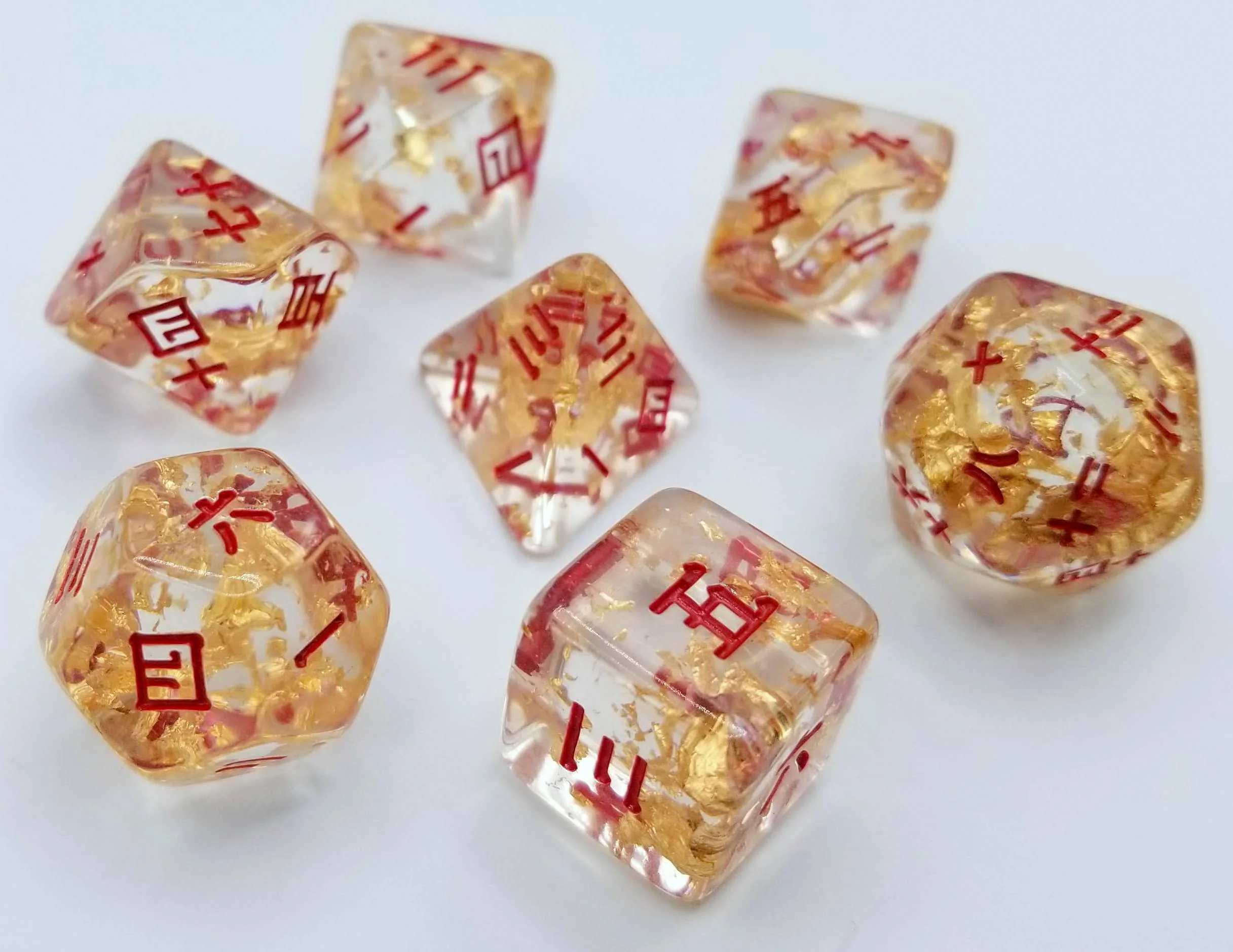 Kanji Resin Dice B-Grade
