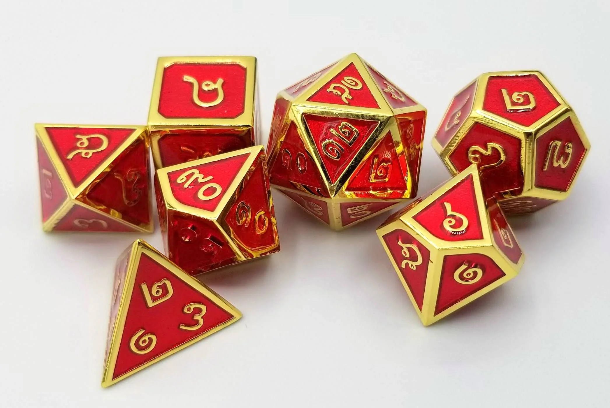 Thai Red Gold Metal Set