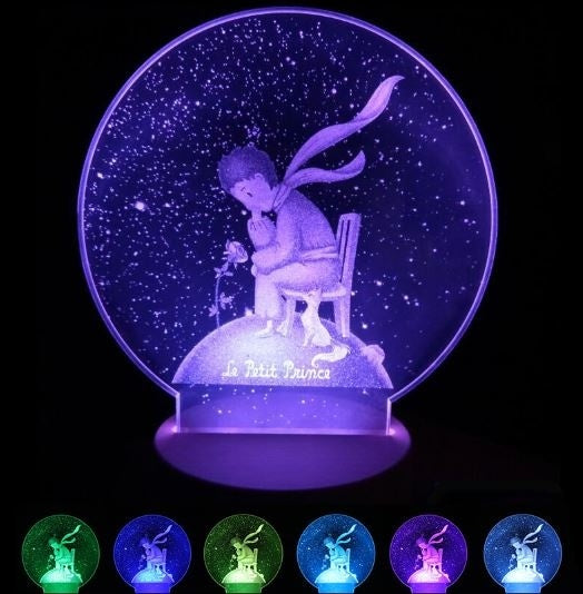 Le Petit Prince 3D led Lamp The little prince LED Desk Light Lamp