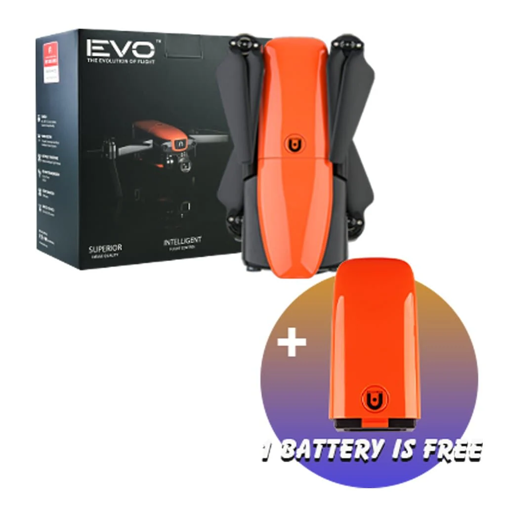 Autel Robotics Foldable Quadcopter 1080P 60FPS 4K Camera Three-Way Obstacle Avoidance 2 Batteries EVO Bundle