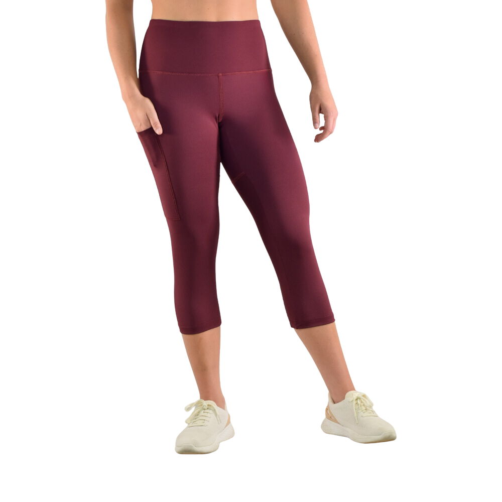 Leakproof Cropped Leggings - Fig