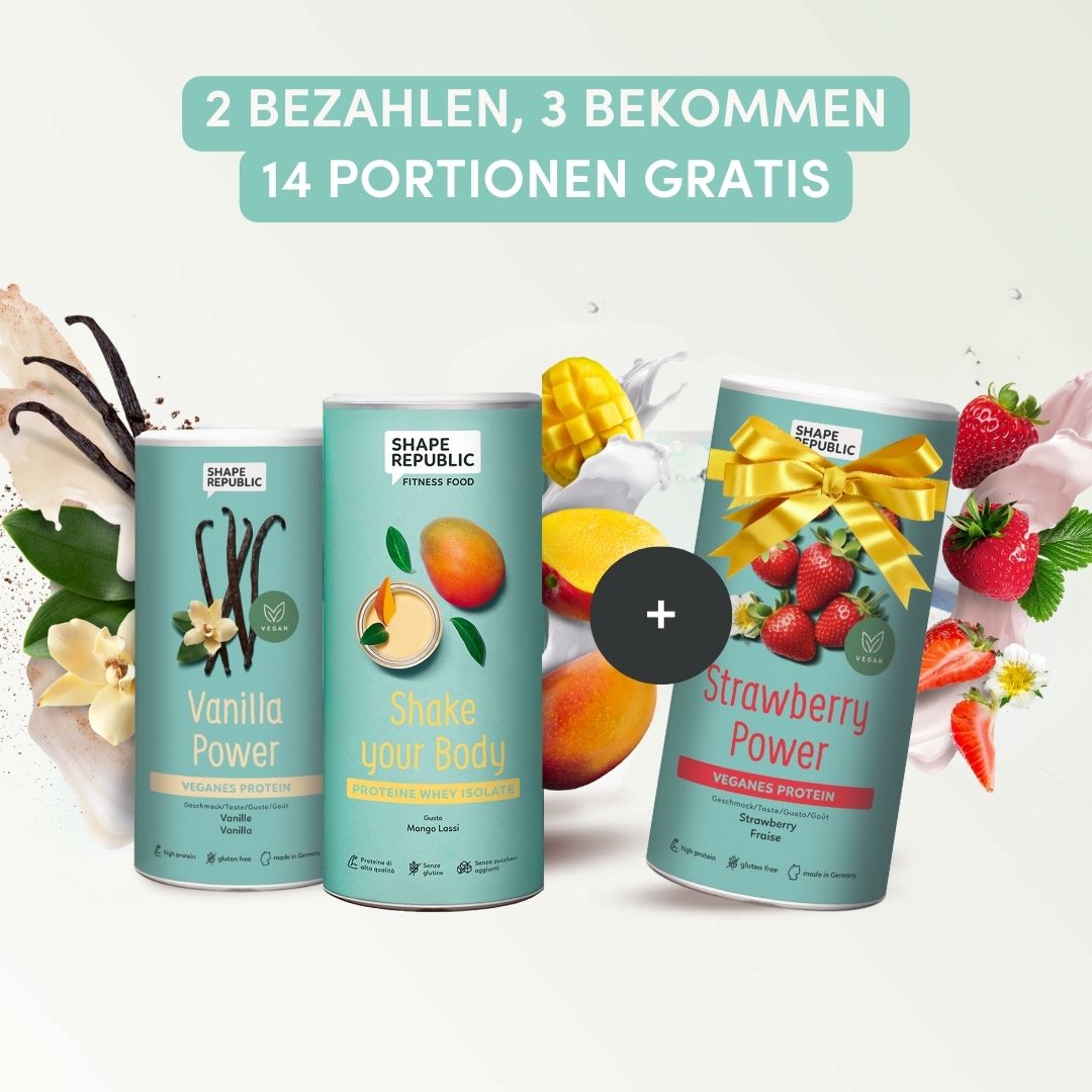 3 für 2 Vegan Protein Deal