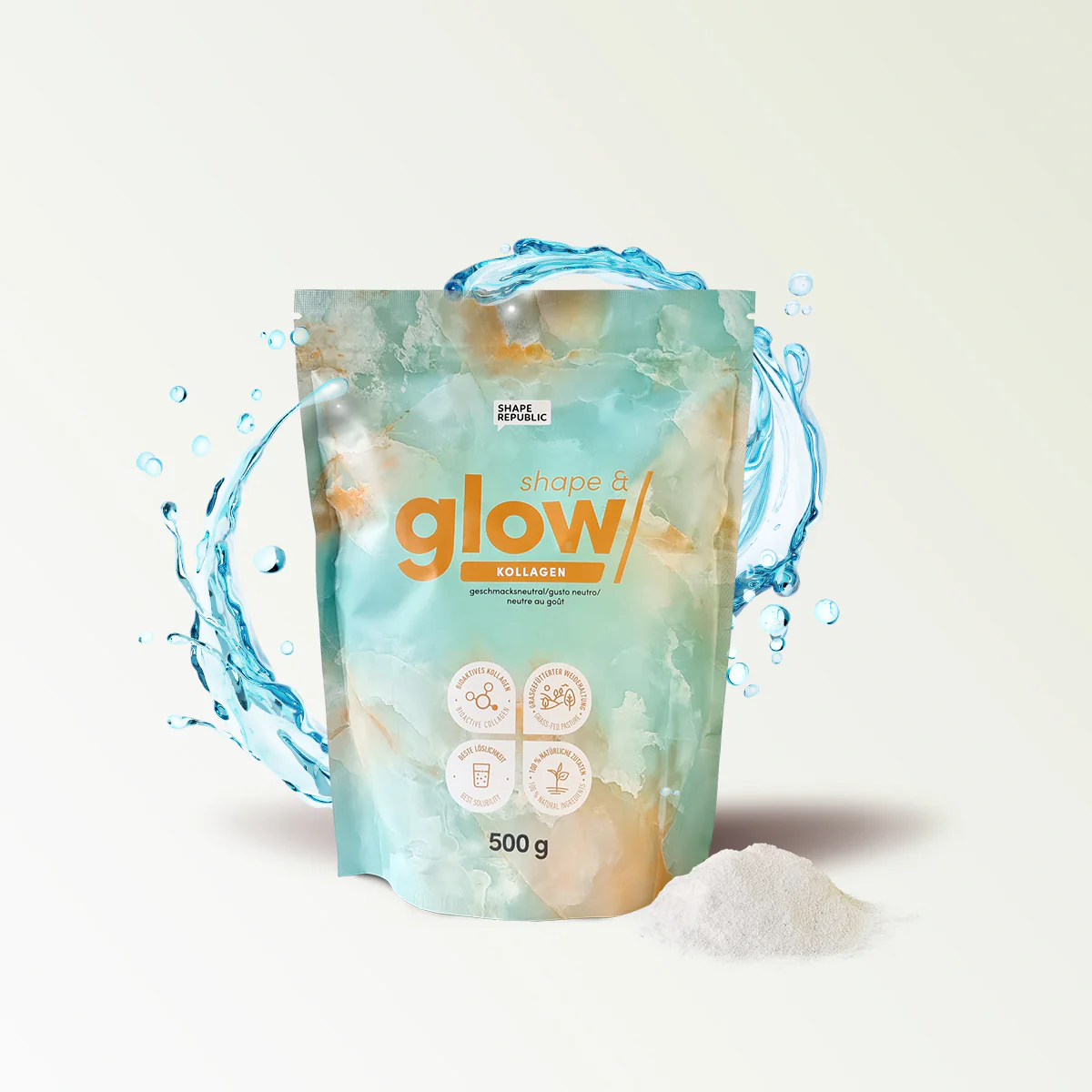 Shape & Glow 500 g | Kollagenpulver | Shape Republic