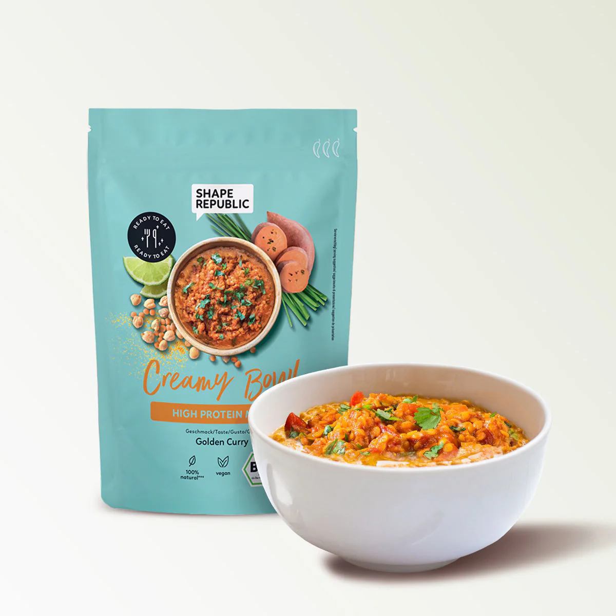 Bio High Protein Meal 400g | Creamy Curry | Shape Republic - D