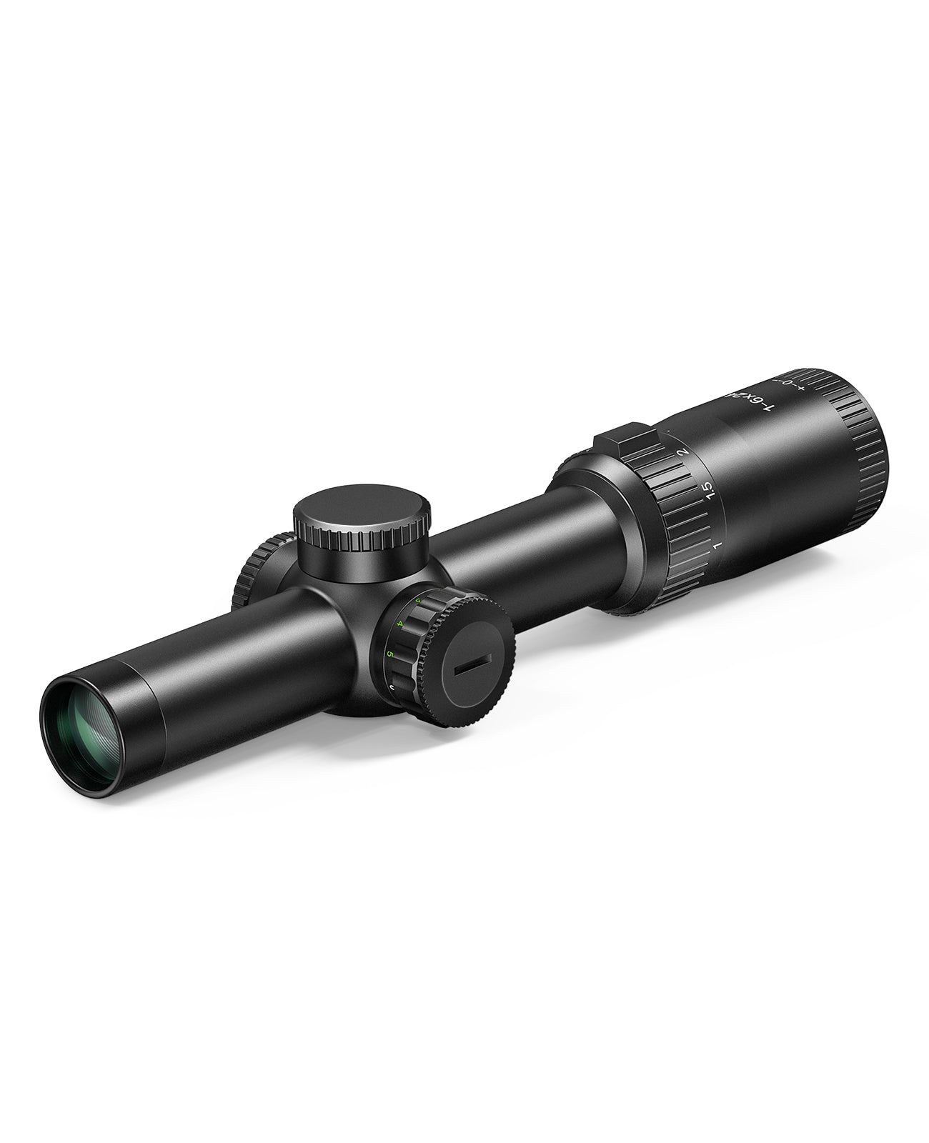 CVLIFE EagleFeather 1-6X24 LPVO Rifle Scope with Illuminated BDC Reticle 30mm Black