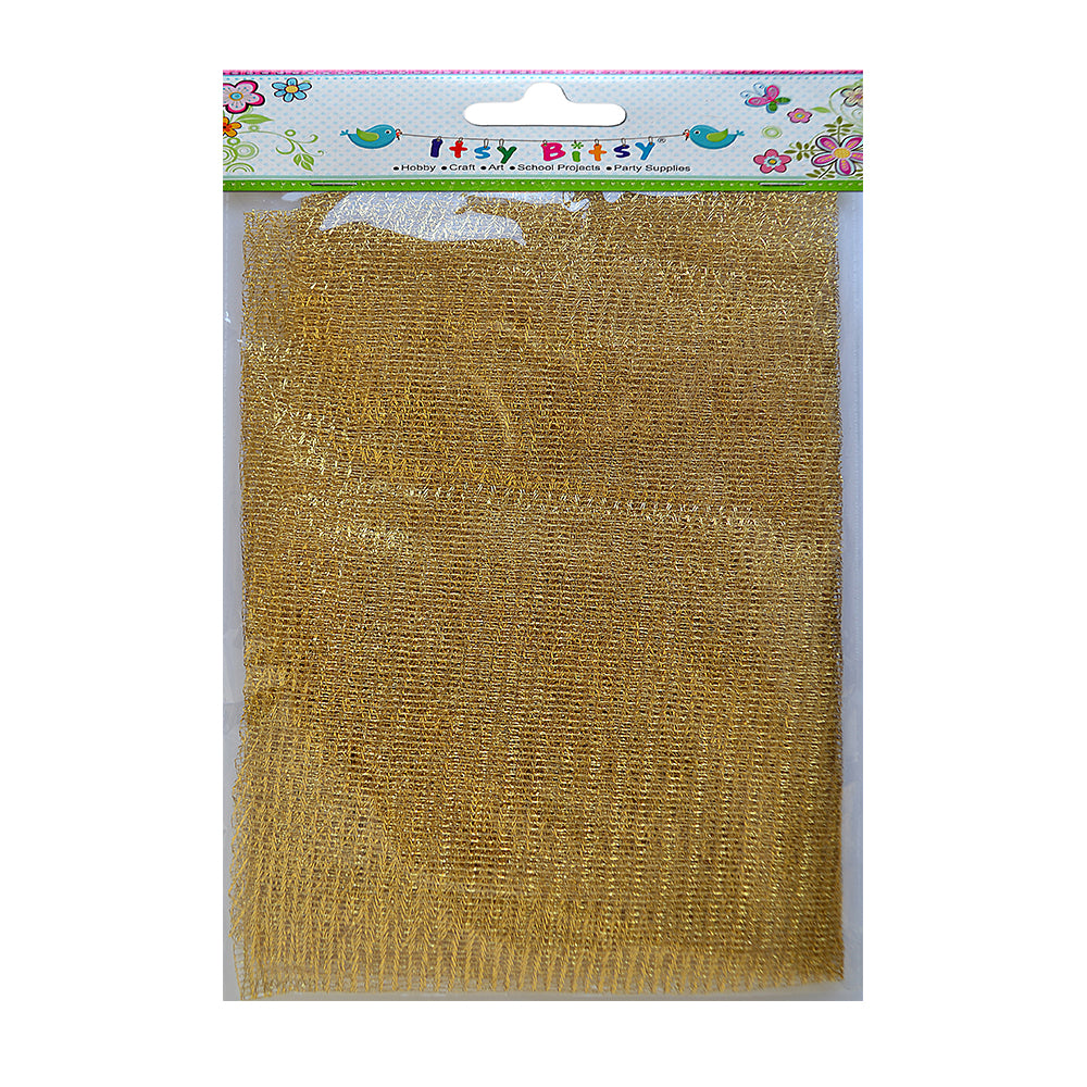 Itsy Bitsy Net Fabric - Gold 1mt