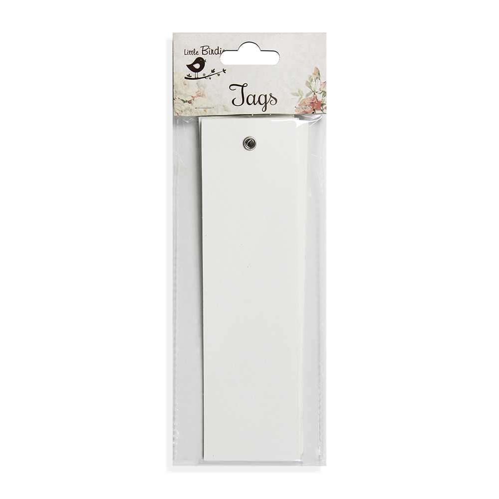 Tags 50X180mm Ivory 6pcs