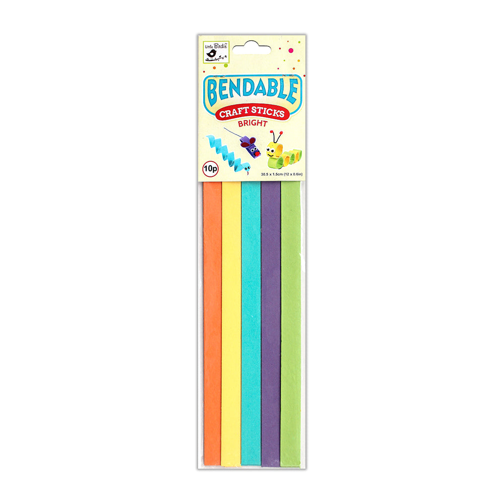 Bendable Sticks 1.5 X 30.5cm Bright 10Pc LB