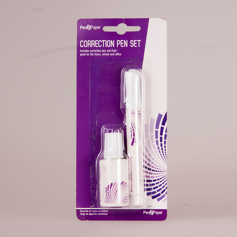 Correction Fluid and Pen Set