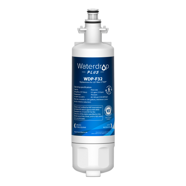 Waterdrop Replacement for LG® Fridge Water Filter LT700P® ADQ36006101
