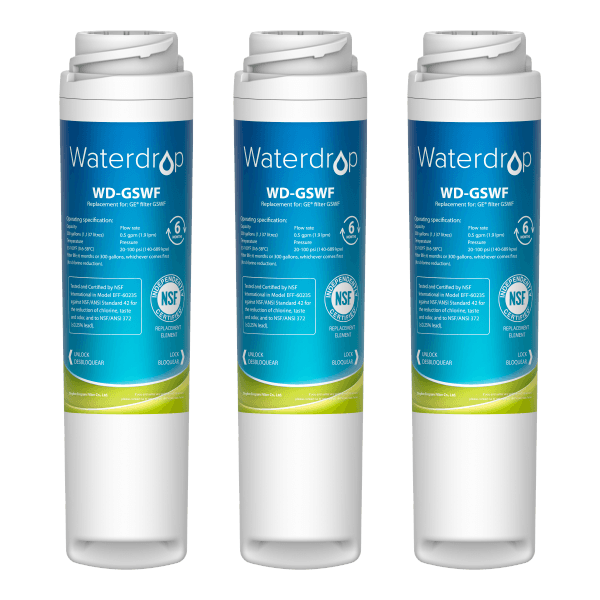 Waterdrop Replacement for GE® Fridge Water Filter GSWF