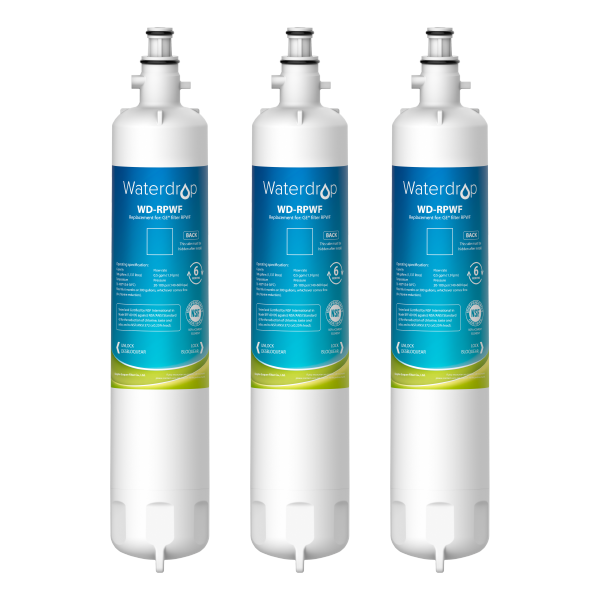 Waterdrop Replacement for GE® RPWF (NOT RPWFE) Refrigerator Water Filter