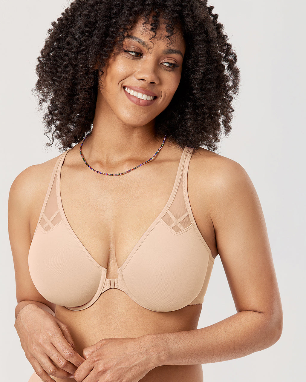 Front Closure Unlined Bra