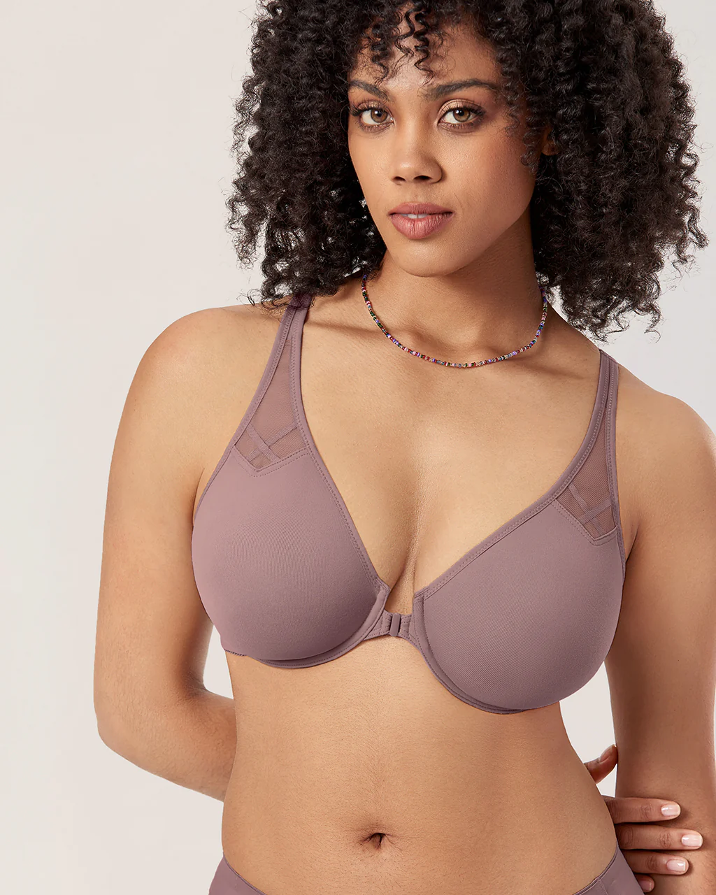 Front Closure Unlined Bra